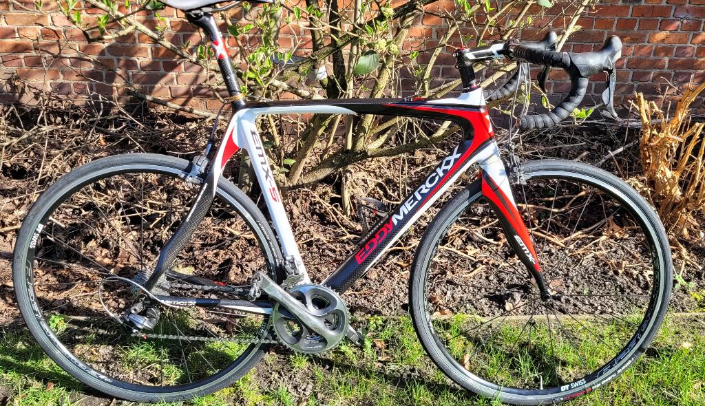 Eddy Merckx EMX-5 dura ace maat 56, Fietsen en Brommers, 28 inch, Gebruikt, Carbon, Heren