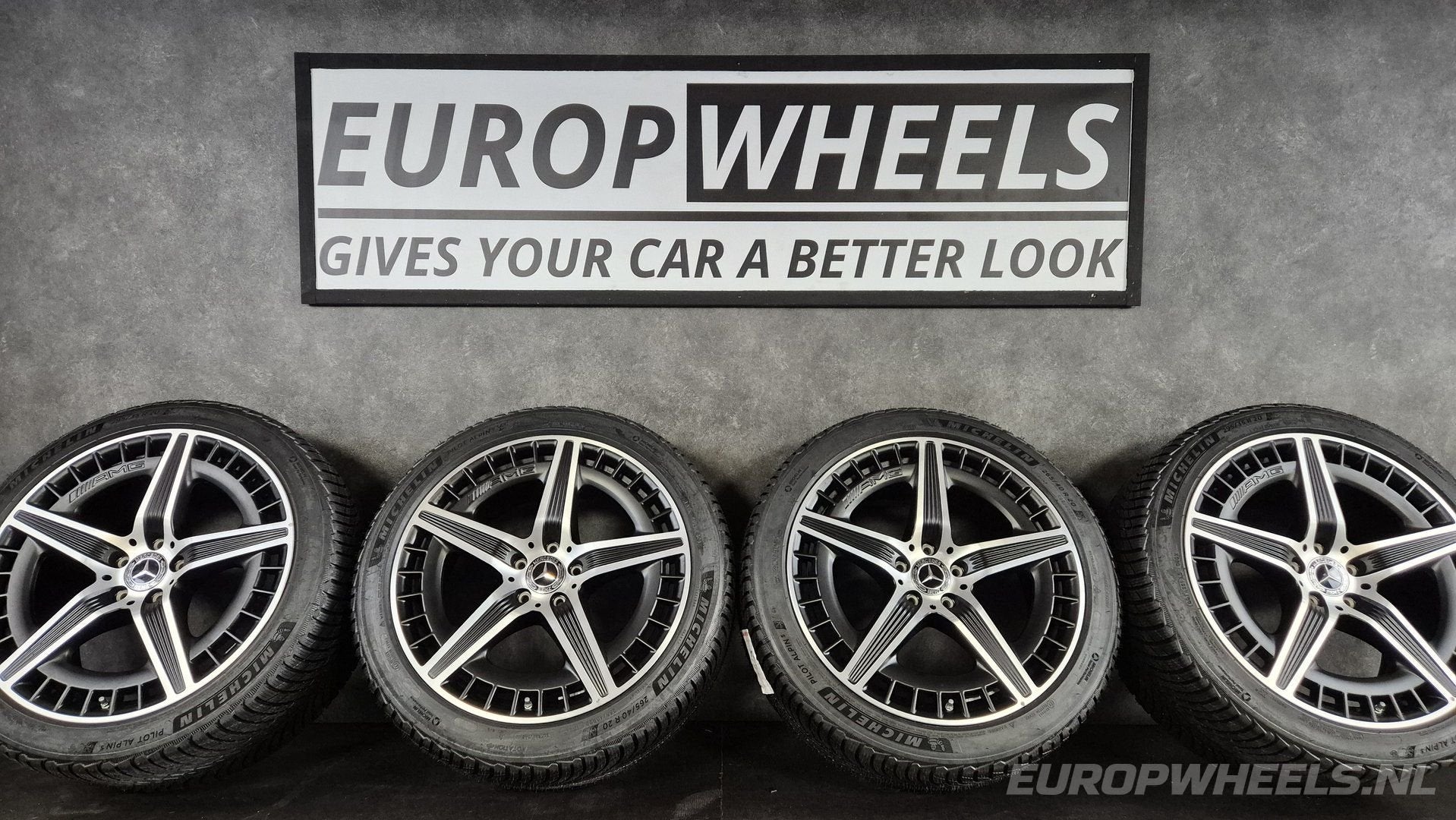 20 inch Mercedes EQE 43 53 AMG V295 velgen winterbanden, -, 265 mm, -, Banden en Velgen