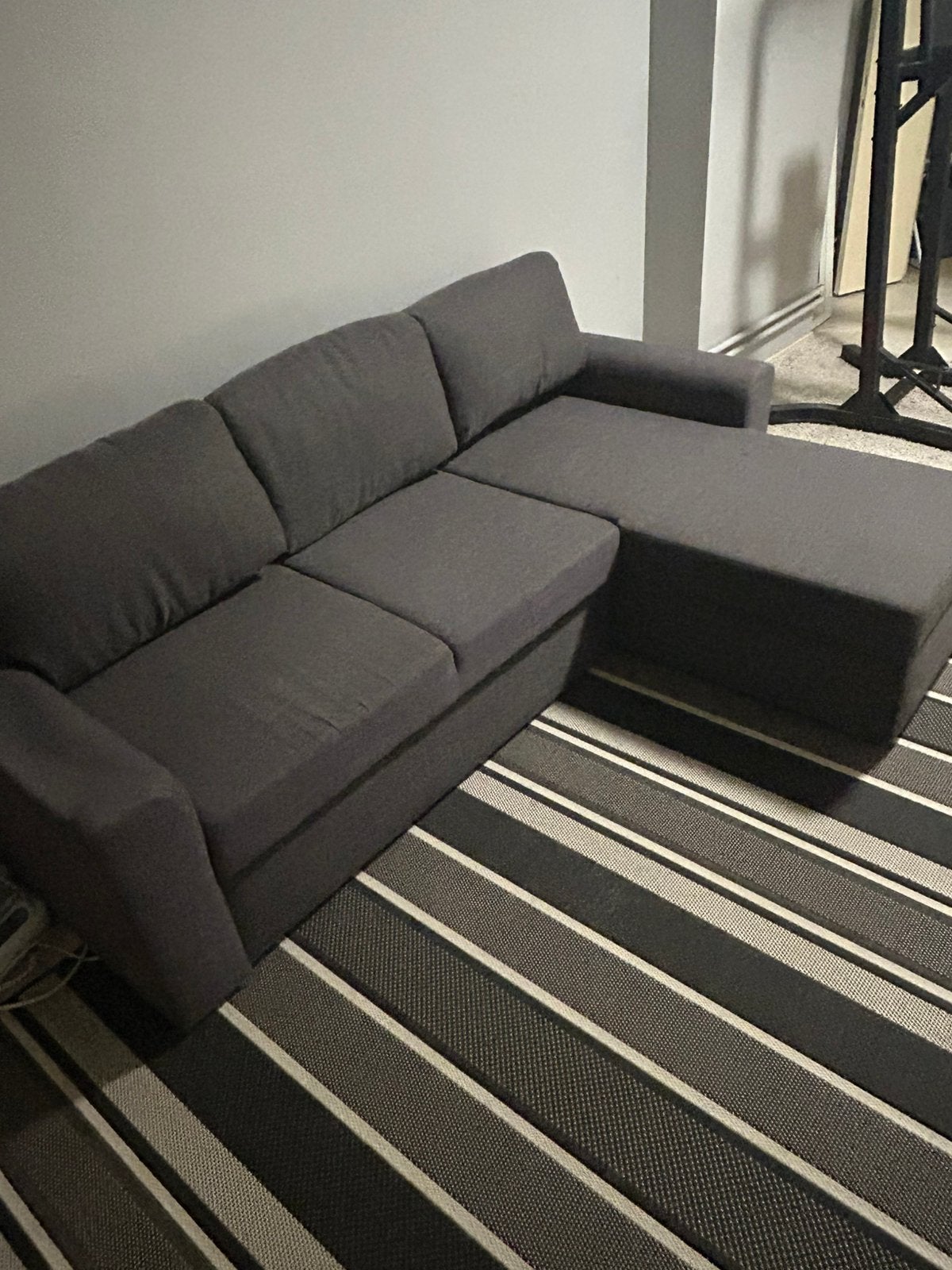 Moderne hoekzeter, Enlèvement, Comme neuf, Tissus