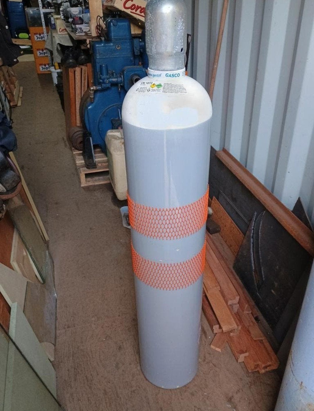Système d'échange de bouteilles d'oxygène Gasco, Enlèvement, Comme neuf