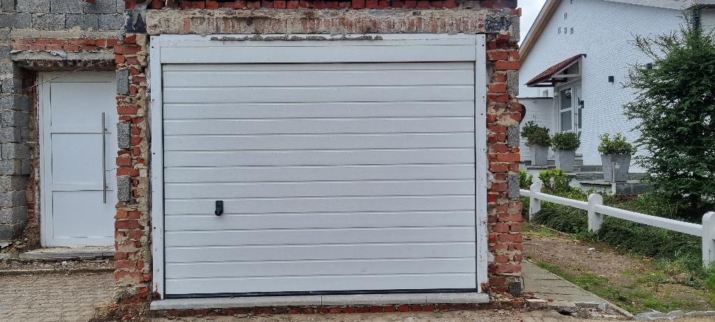 Elektrische garagepoort wit, Doe-het-zelf en Bouw, Ophalen, Gebruikt