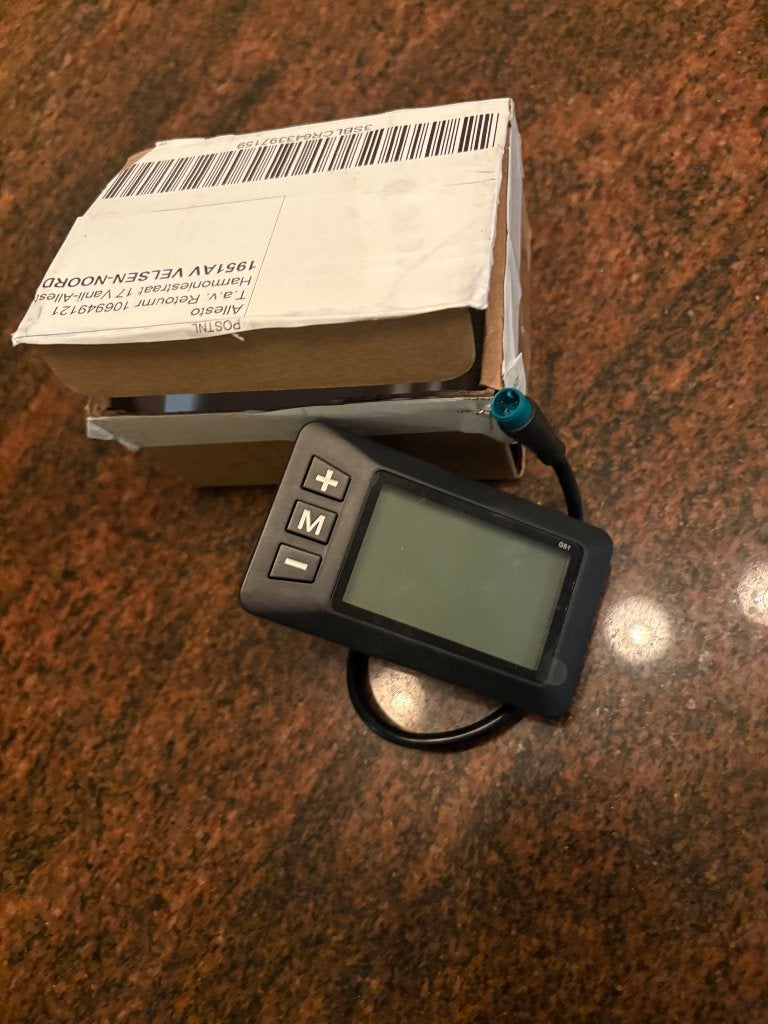 G51 LCD-display voor elektrische fietsen, Fietsen en Brommers, Ophalen of Verzenden, Nieuw
