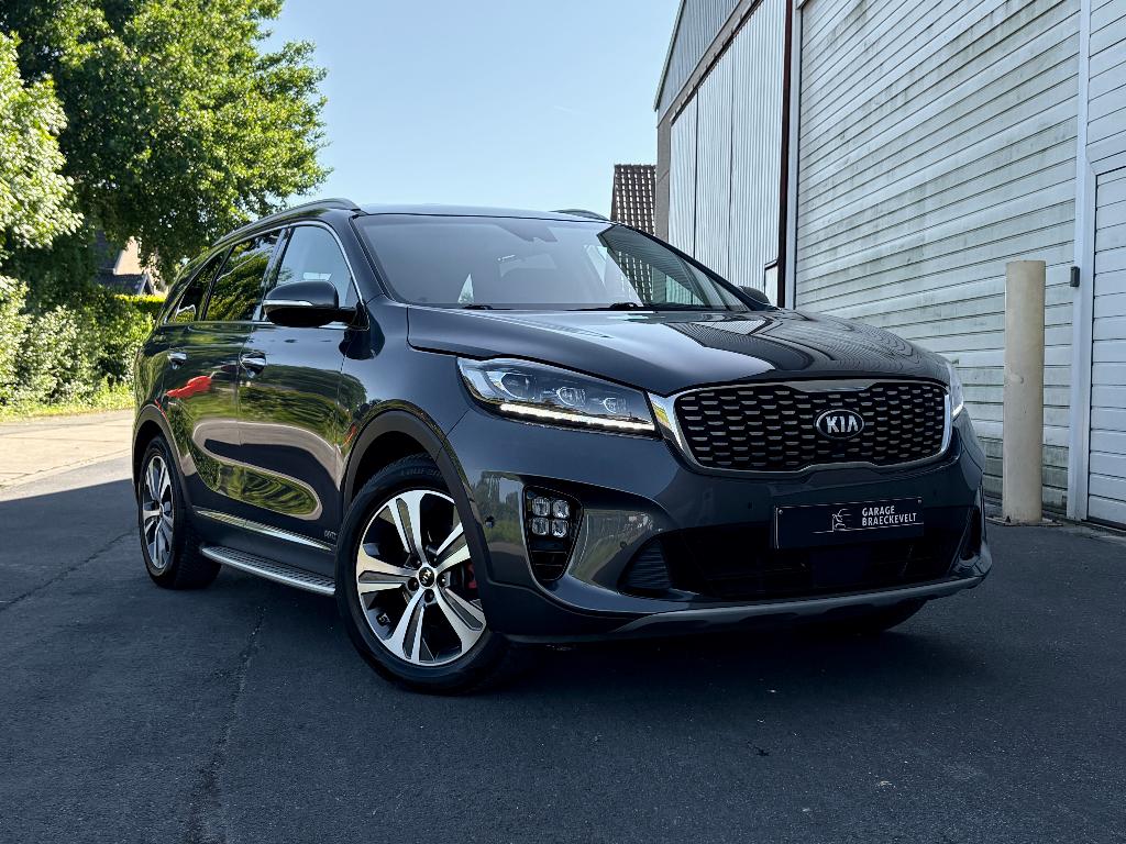KIA SORENTO AWD GT-LINE - 7seats - 360° - VentilSeats - LED, Autos, Kia, Cuir, Argent ou Gris, Achat, Phares entièrement LED