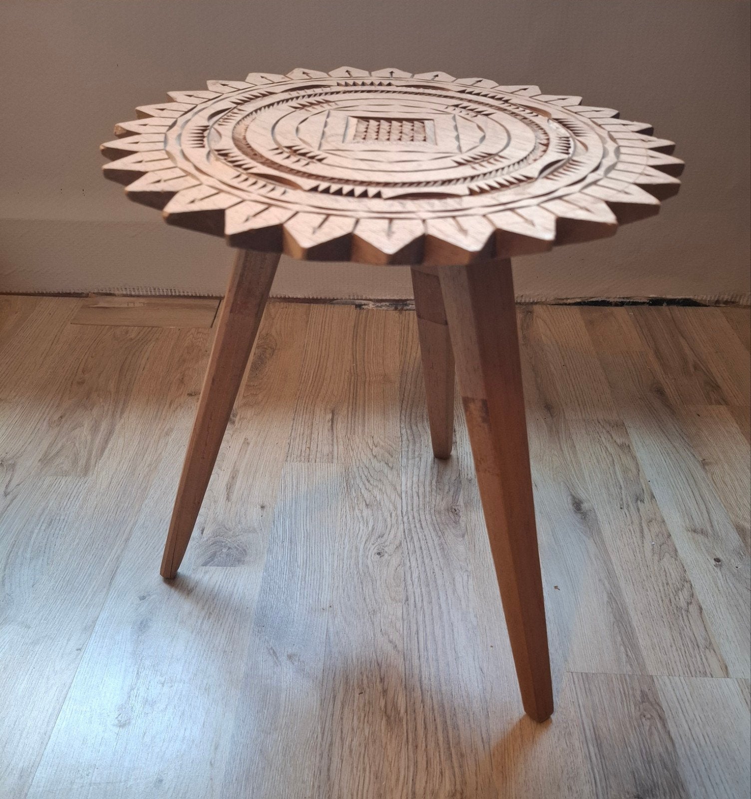 Houten bijzettafel, Maison & Meubles, Tabourets, Enlèvement ou Envoi, Bois