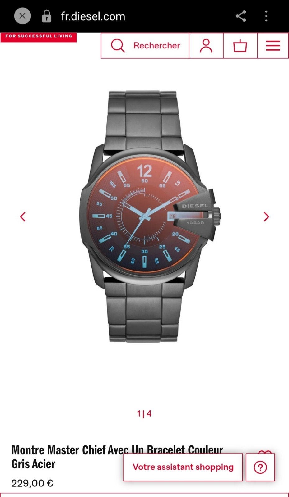 Origineel diesel herenhorloge, Ophalen of Verzenden