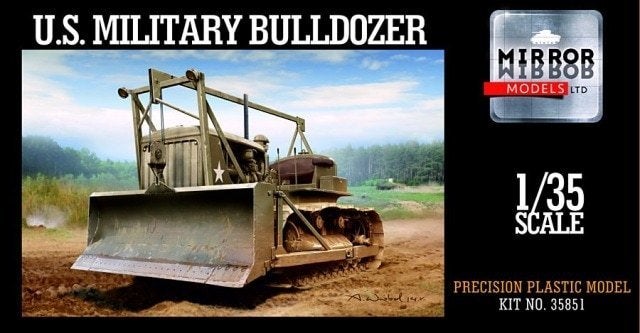 Mirror Models U.S. Military Bulldozer 35851, Overige merken, Tank, 1:32 tot 1:50, Nieuw