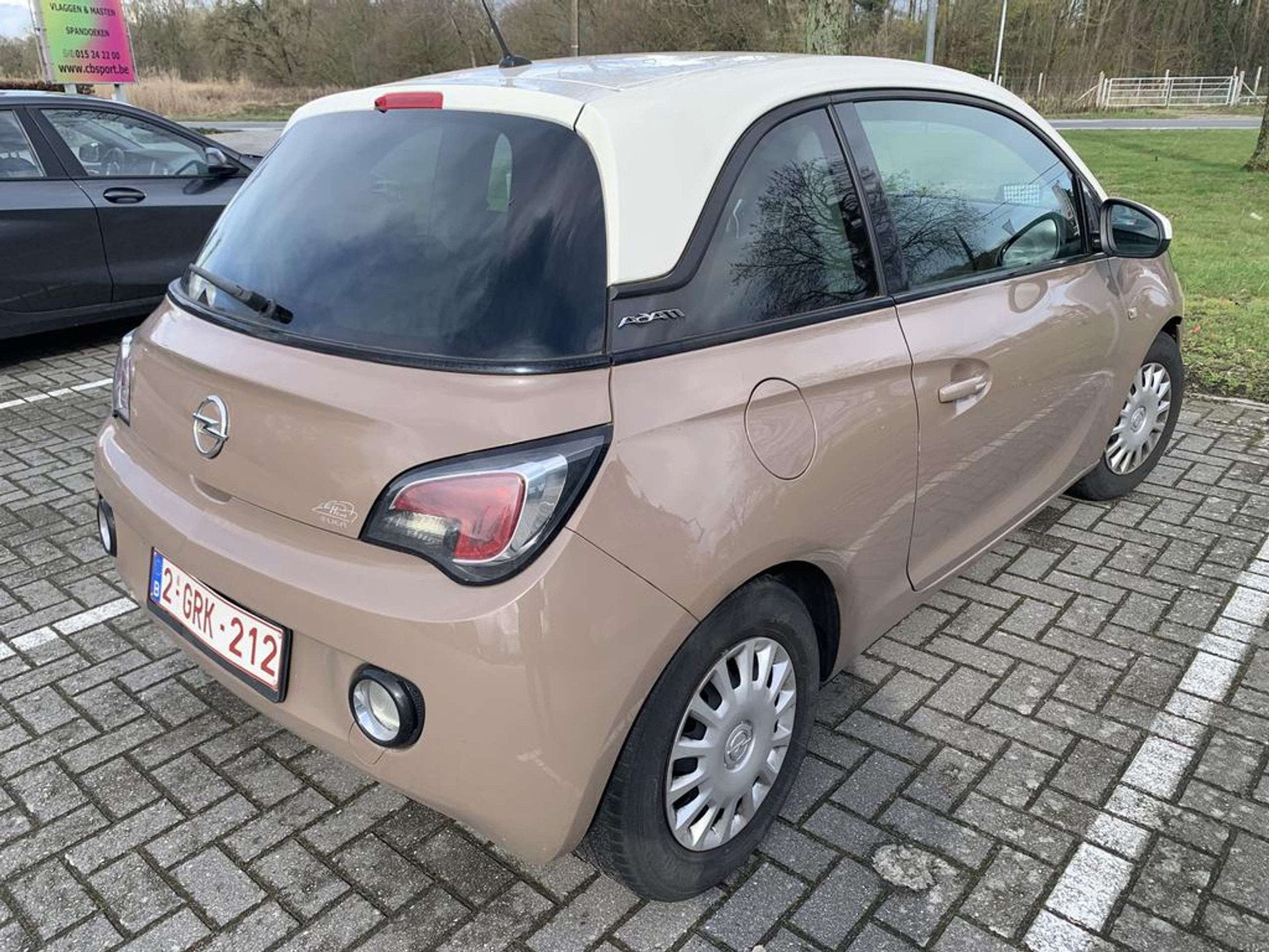 Opel Adam 1.2i | Airco | Navi | CarPlay | Garantie, Gebruikt, Zwart, 4 cilinders, Bedrijf