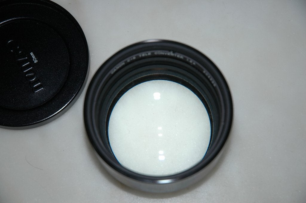 Canon C-8 tele converter 1.6x 204396, Canon, Comme neuf, Lentille additionnelle/convertisseur, Enlèvement
