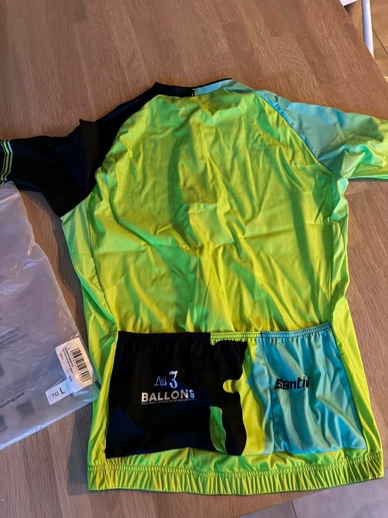 Fietstrui Santini Les 3 Ballons large, Ophalen, Heren, Nieuw, L