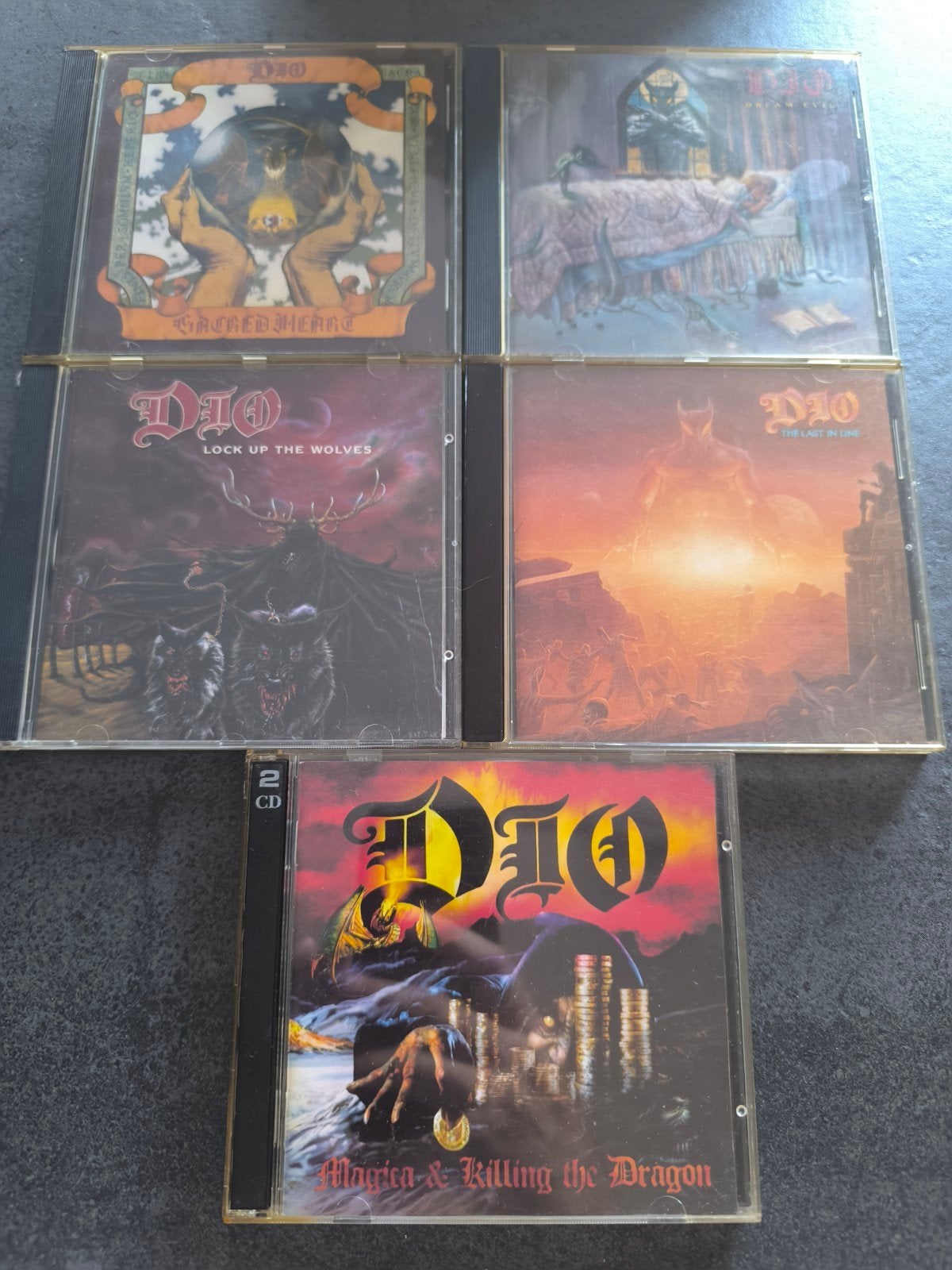 CD's de Dio (Heavy metal Usa), Enlèvement ou Envoi, Heavy metal, Album
