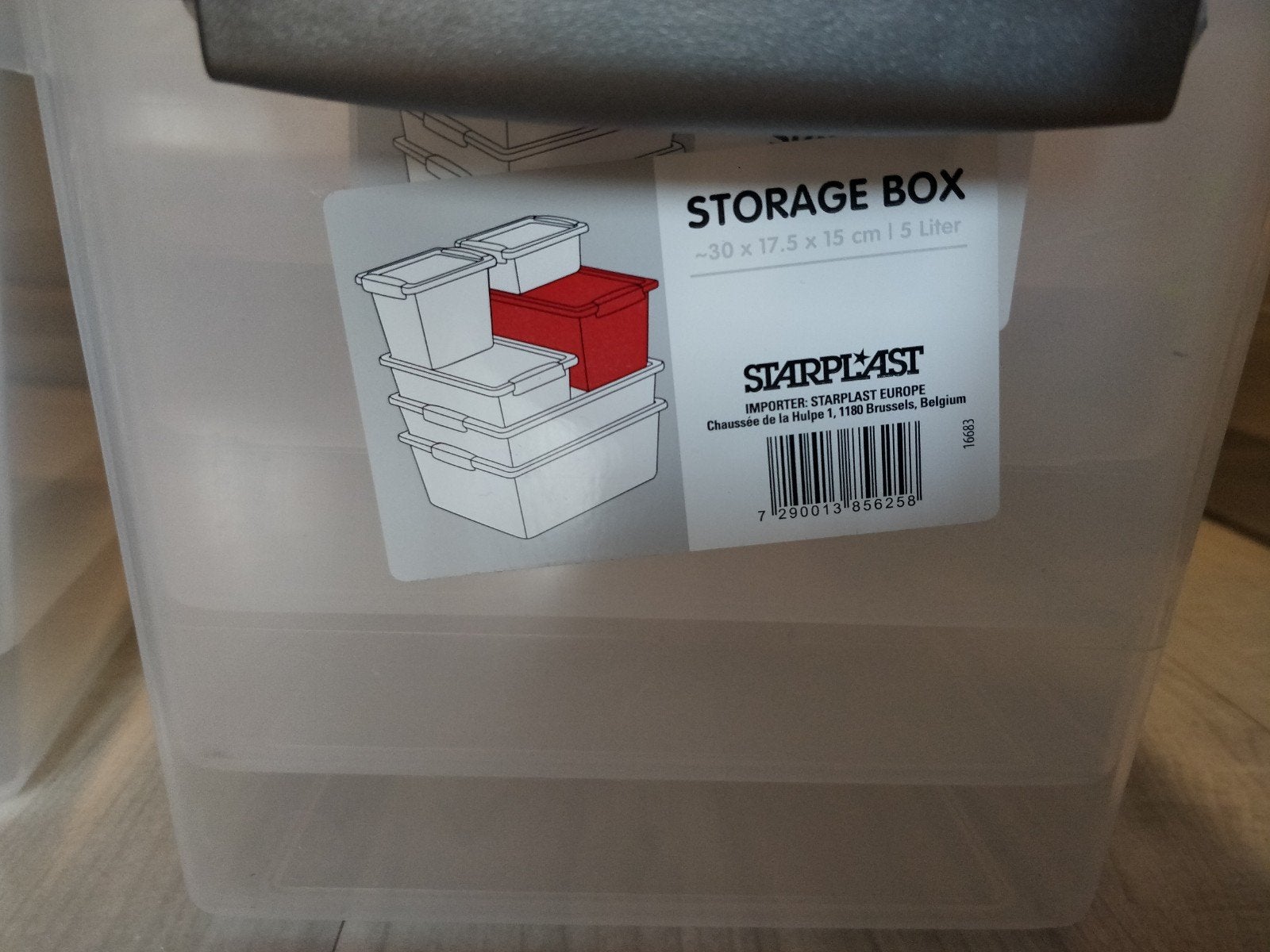 starplast opbergdozen 5l en 2.4l, Ophalen, Zo goed als nieuw