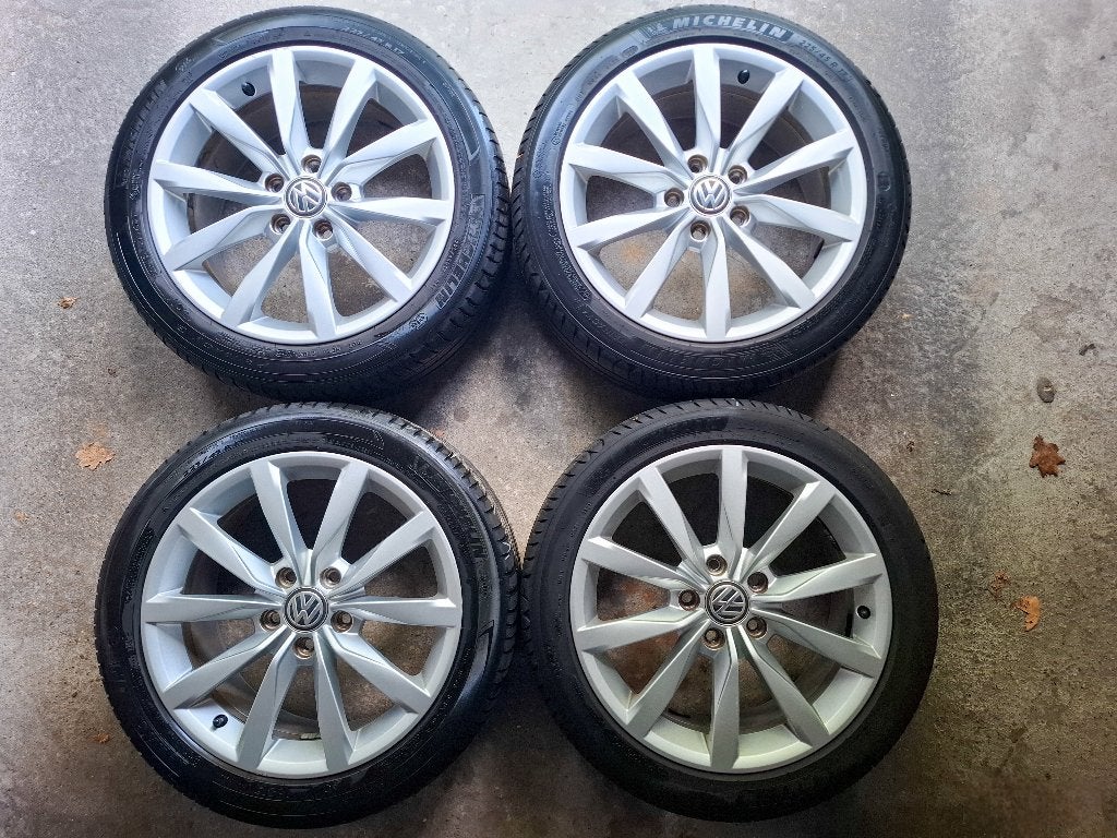 Originele Volkswagen Golf 5 6 7 Dijon velgen 17 inch, Auto-onderdelen, Ophalen, Gebruikt, Velg(en), 17 inch