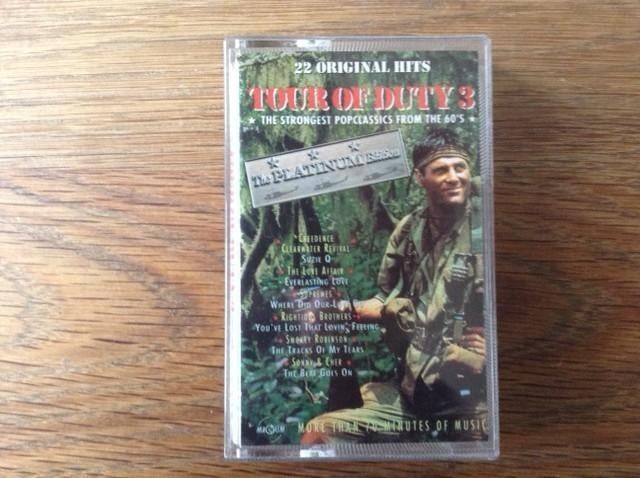 muziekcassette tour of duty, Cd's en Dvd's, Ophalen of Verzenden, Rock en Metal, 1 bandje, Origineel
