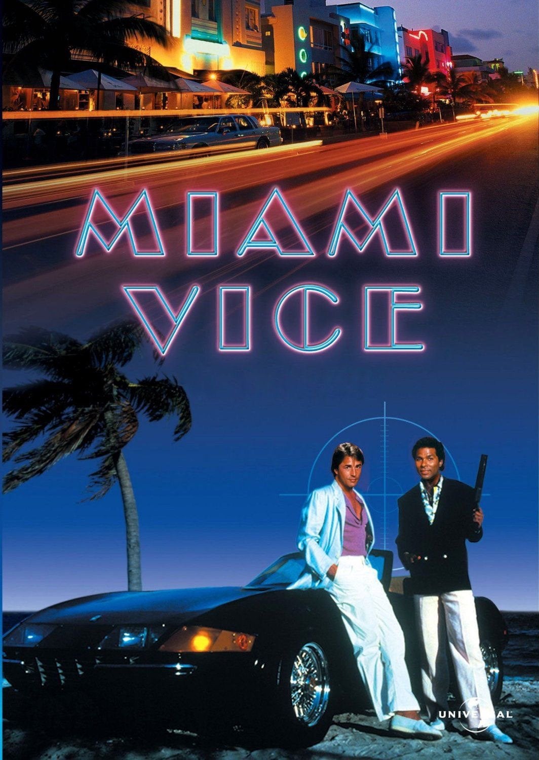 Metalen reclamebord Miami Vice 80’s - retro vintage mancave, Ophalen of Verzenden, Nieuw, Reclamebord