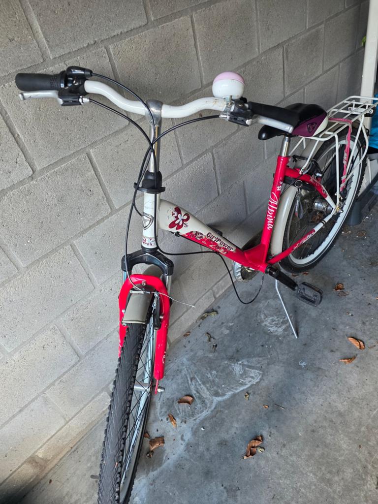 Meisjes fiets, Ophalen