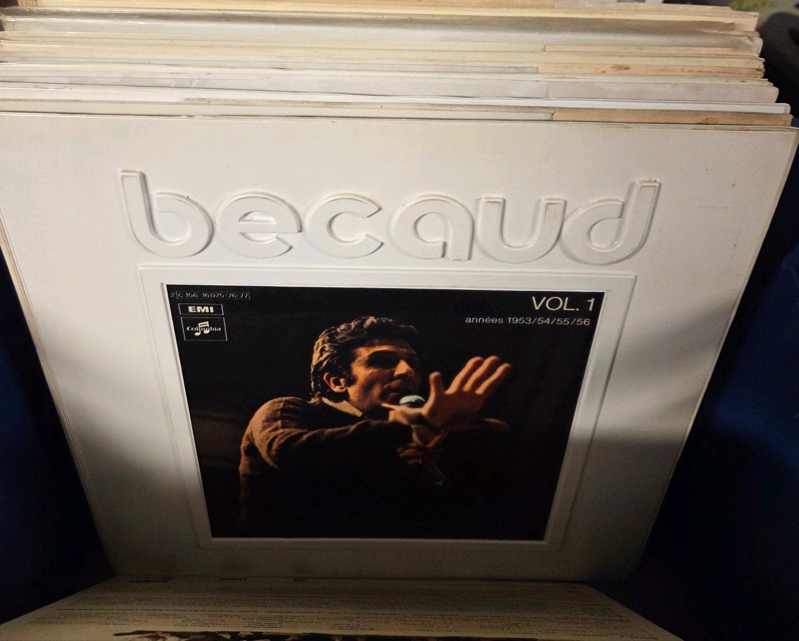 6 vinylalbums Gilbert Bécaud