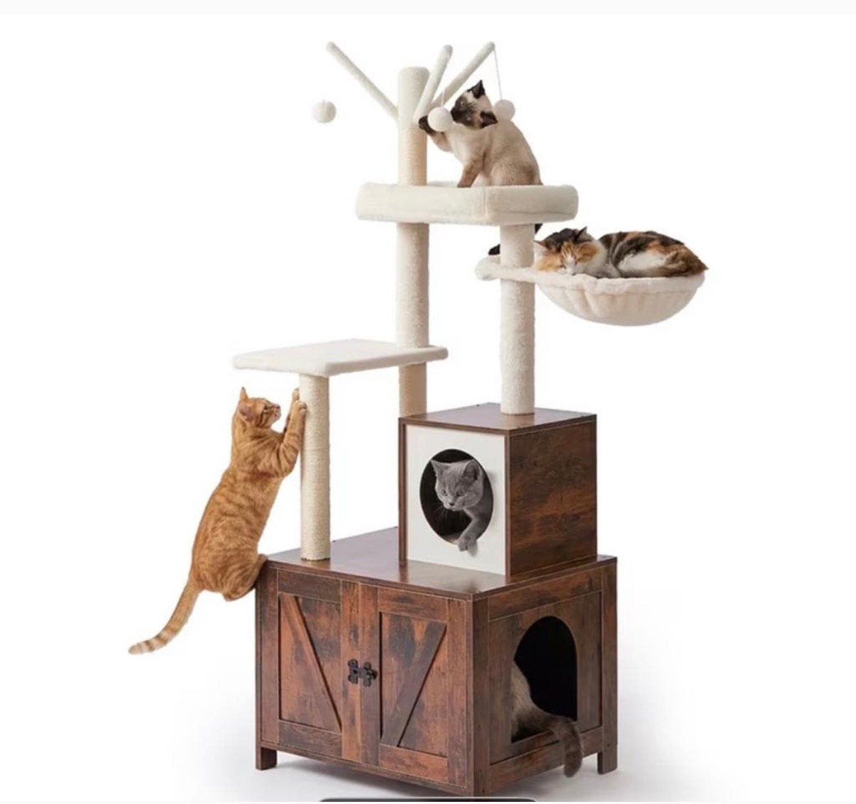 Krabmeubel - industriele stijl, Animaux & Accessoires, Meubles griffoirs pour chats, Enlèvement, Neuf, Griffoir