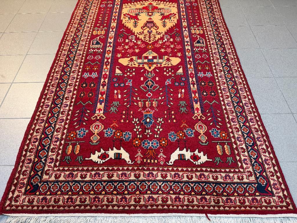 Tapis persan fait main 324 cm par 137 cm, Maison & Meubles, Ameublement | Tapis & Moquettes, Comme neuf, 100 à 150 cm, 200 cm ou plus