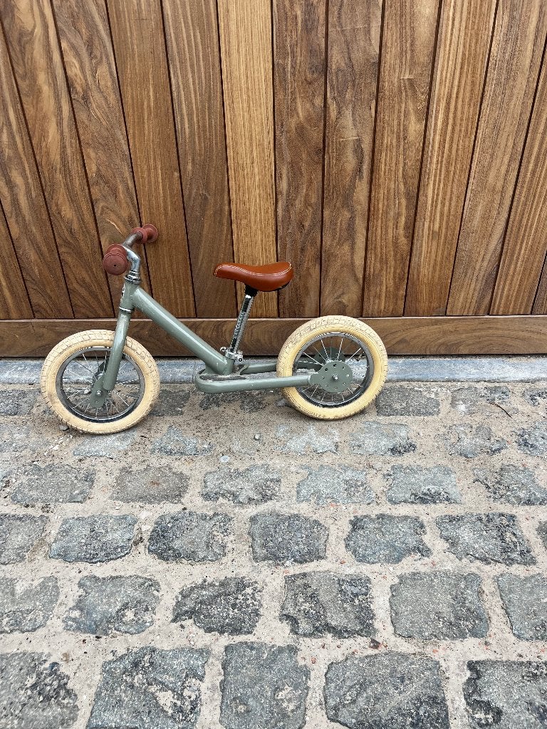 Trybike Steel Vintage Green, Enlèvement, Utilisé, Vélo d'équilibre