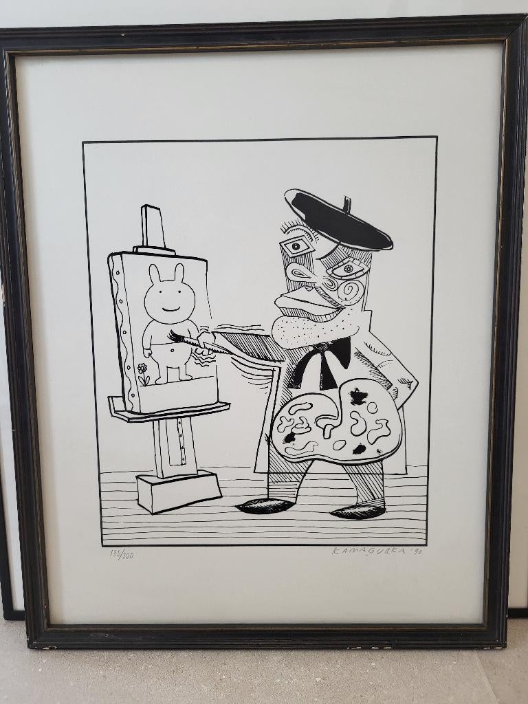 Kamagurka LITHO - gesingeerd, Ophalen of Verzenden