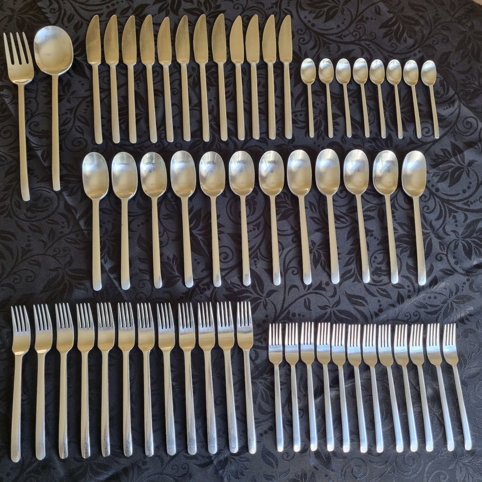 Bestek (58-delig) - in prima staat!, Ophalen of Verzenden, Zo goed als nieuw, Los bestek, Inox of Chroom