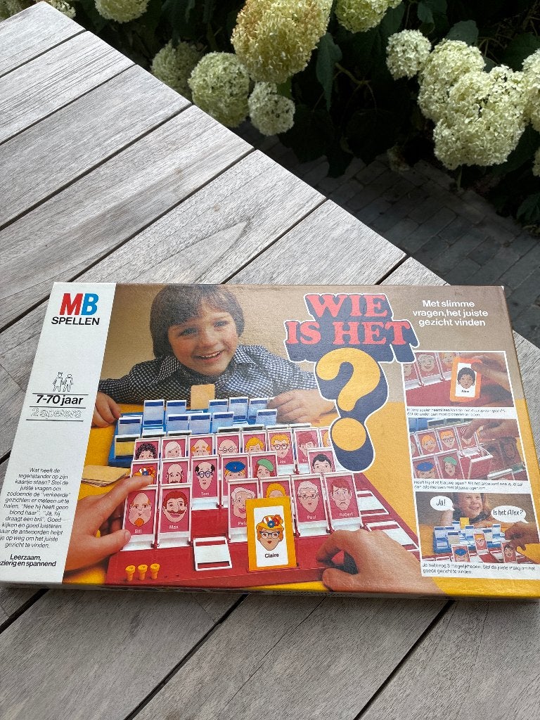 MB - Wie is het?, Hobby en Vrije tijd, Een of twee spelers, Ophalen of Verzenden, Zo goed als nieuw, MB