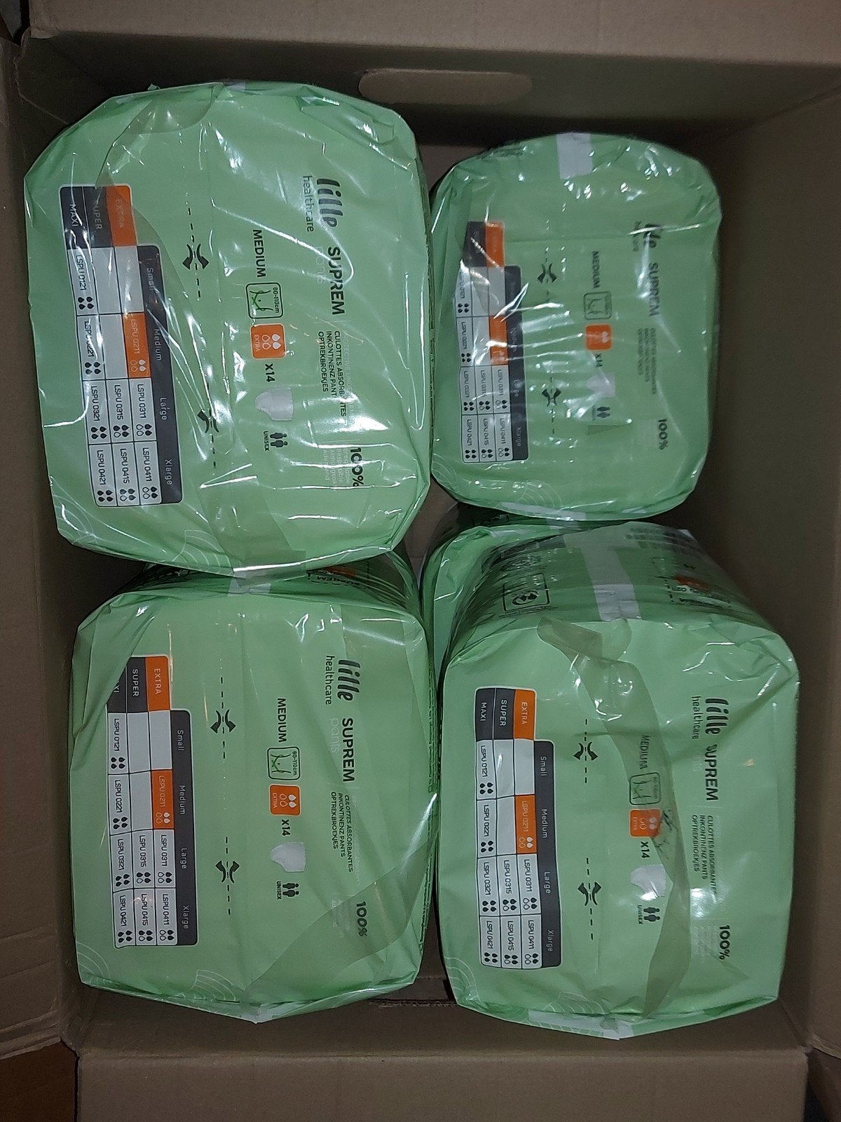 Lille supreme pants medium extra (14 stuks per pak), Divers, Matériel Infirmier, Enlèvement, Neuf