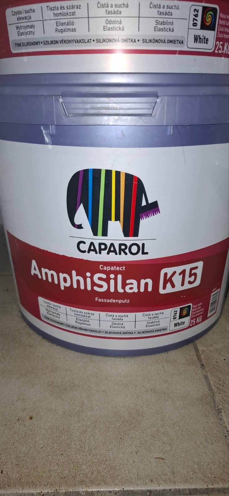 Crepi Caparol Amphisilan K15, Enlèvement