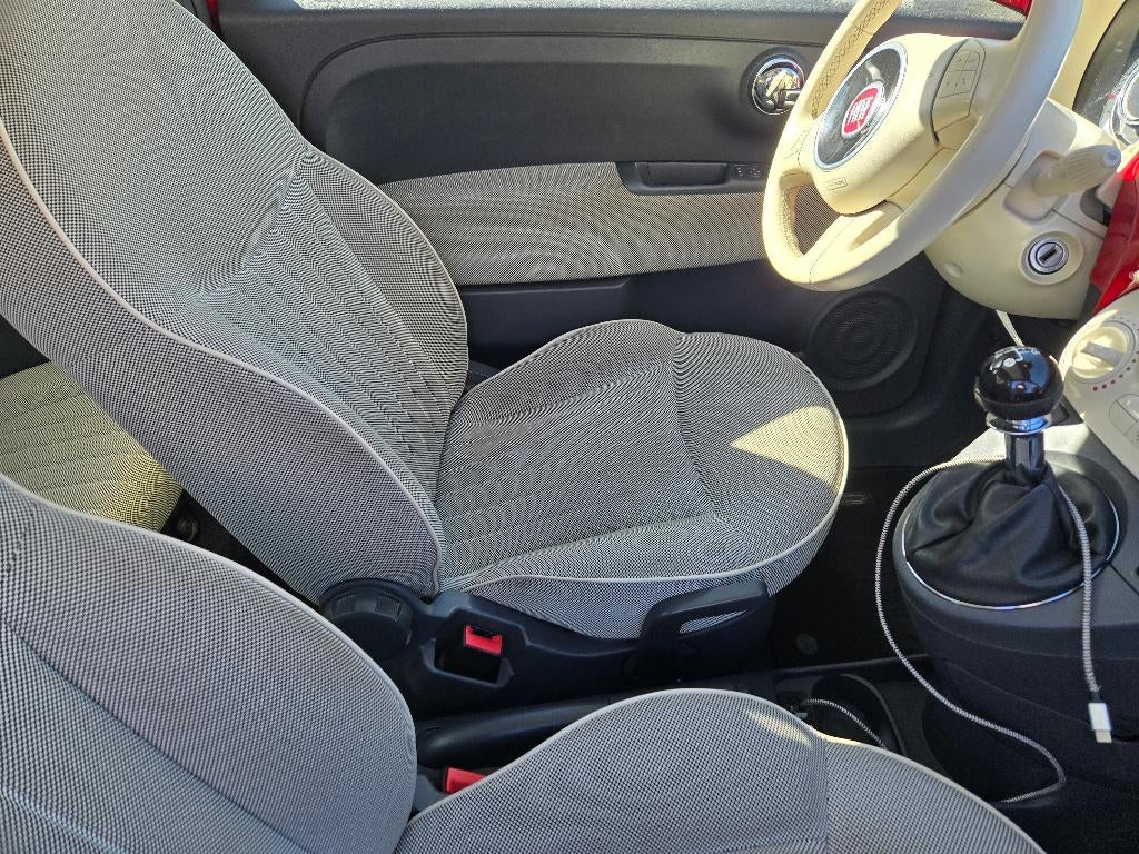 Fiat 500, Auto's, Fiat, Stof, Handgeschakeld, Particulier, Rood