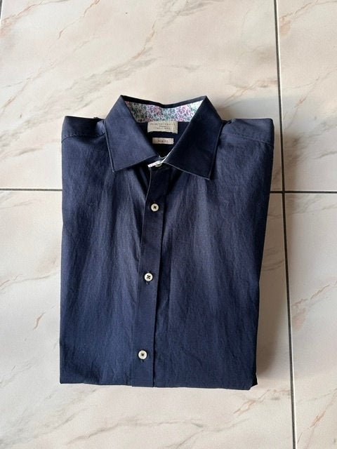 Chemise pour homme sélectionnée en taille M (yv018), Tour de cou 39/40 (M), Enlèvement ou Envoi, Comme neuf, Bleu