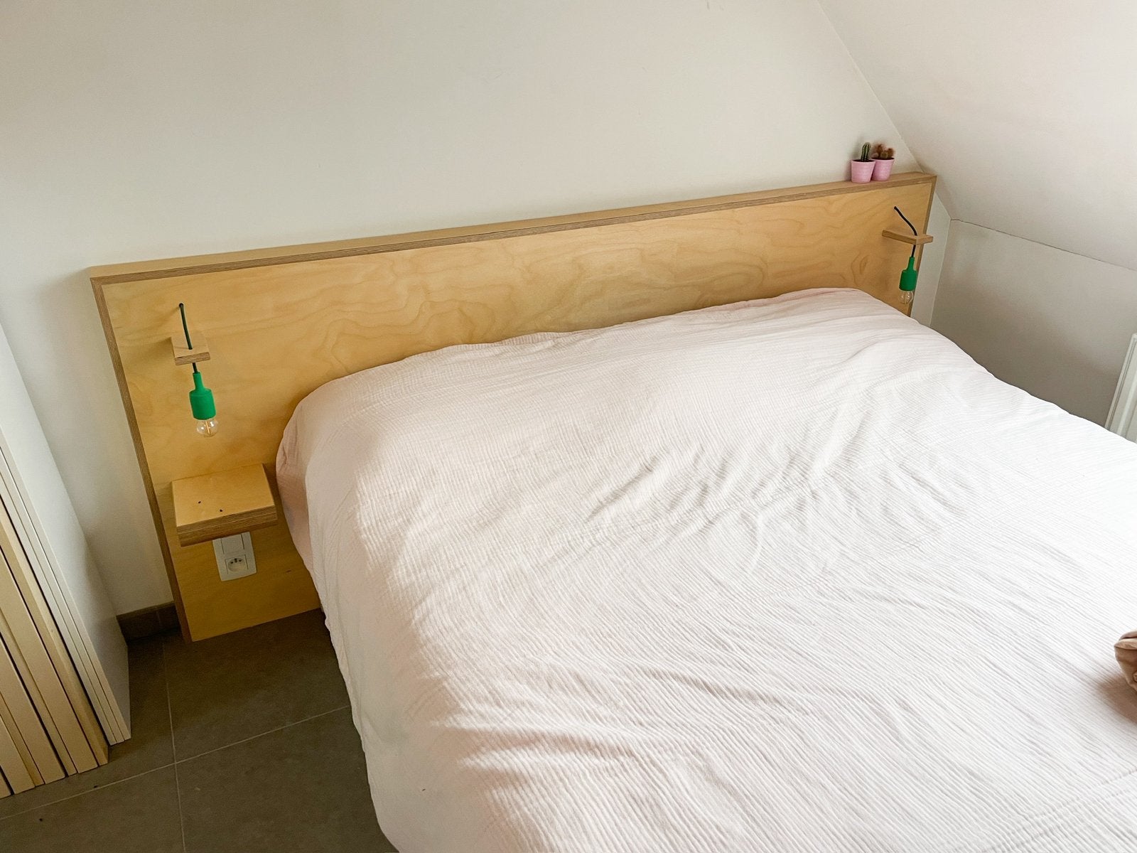 Achterwand voor bed (op maat gemaakt), Enlèvement, Utilisé