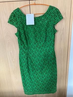 Jurk, Kleding | Dames, Knielengte, Gedragen, Groen, Ophalen