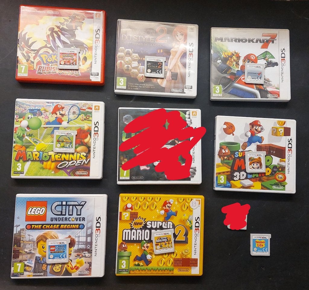 Nintendo 3DS/DS-gamepakket van 10, Ophalen, Gebruikt