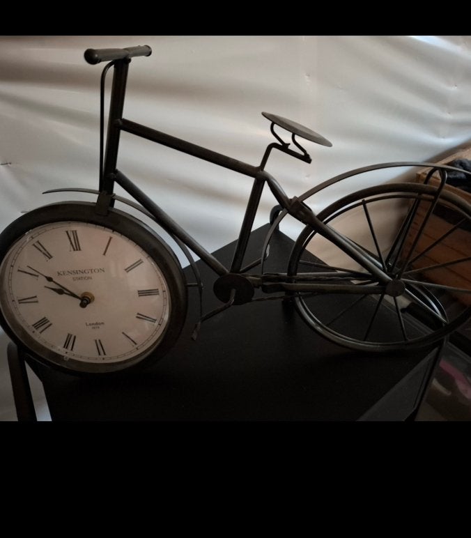 Fiets klok, Ophalen, Zo goed als nieuw