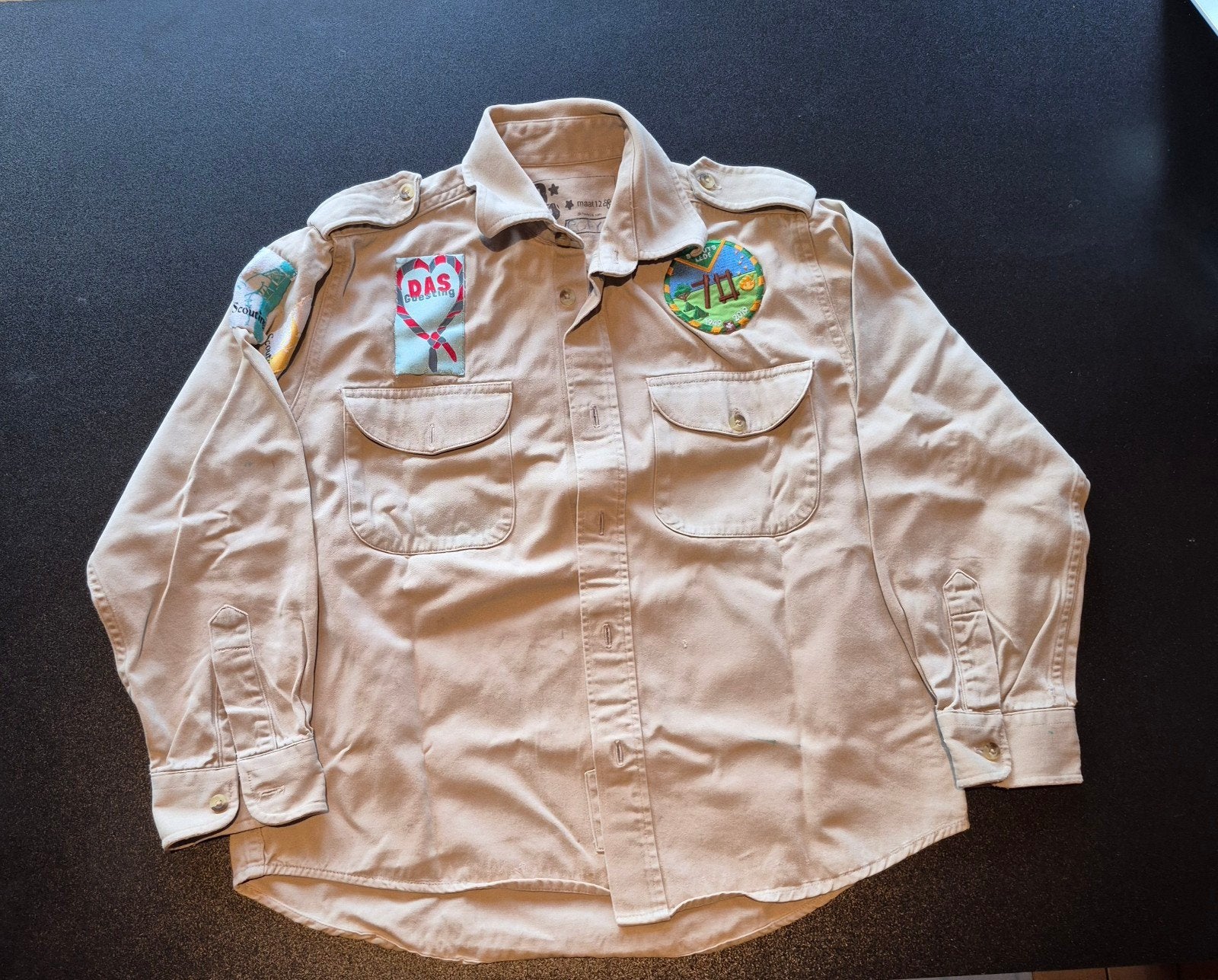 Hopper scouts hemd maat 12 jaar, Enlèvement ou Envoi, Utilisé, Vêtements