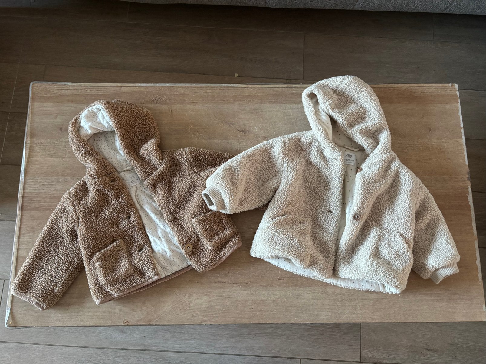 Winterjasje zara maat 80 - enkel bruin nog beschikbaar, Ophalen, Zo goed als nieuw