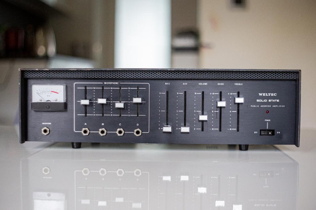 WELTEC Public Address Amplifier / Omroep-versterker, Ophalen, Zo goed als nieuw, Overige systemen, Overige merken