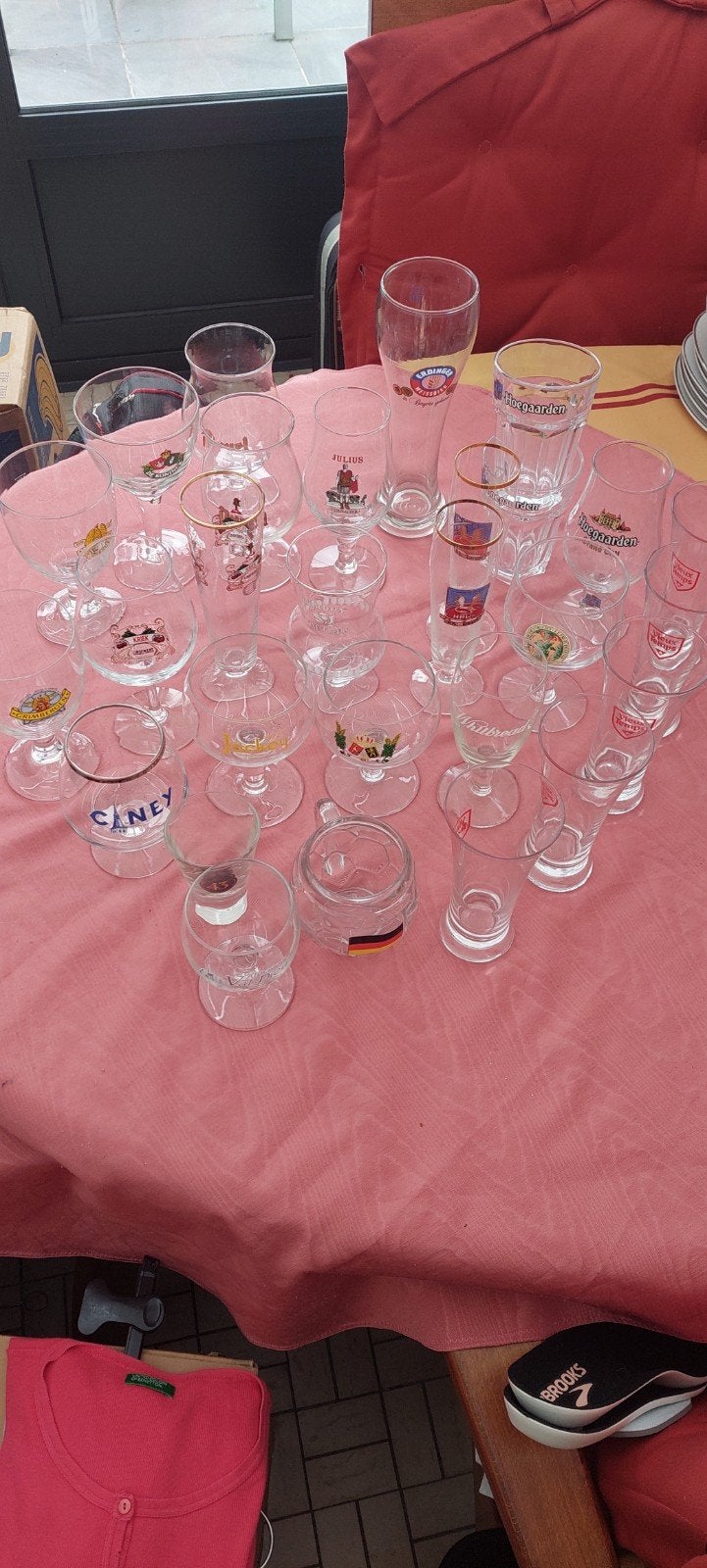 assortiment speciale glazen, Verzamelen, Ophalen of Verzenden, Zo goed als nieuw, Bierglas