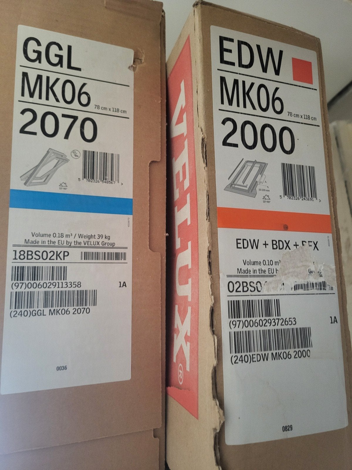VELUX uitzettuimelvenster GGL MK06 2070, Ophalen, Minder dan 80 cm, 80 tot 120 cm, Nieuw