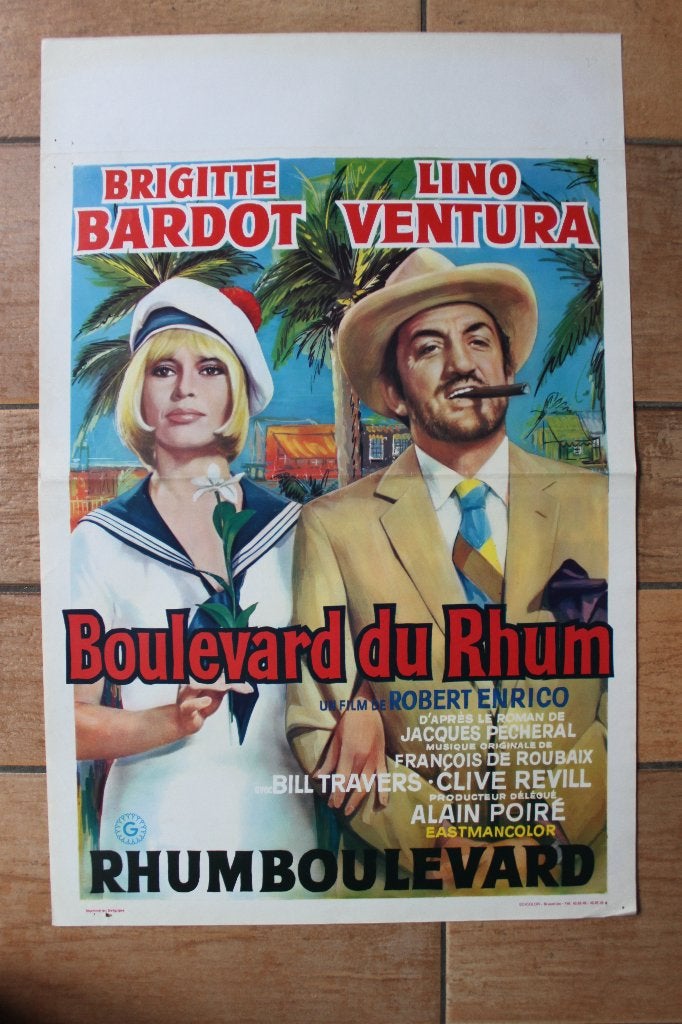 filmaffiche Brigitte Bardot Boulevard du Rhum filmposter, Verzamelen, Posters, Rechthoekig Staand, Ophalen of Verzenden, Zo goed als nieuw