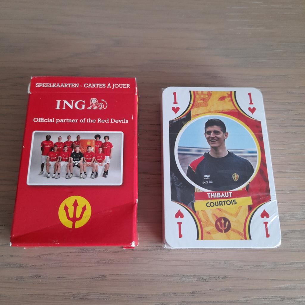 Speelkaarten Rode Duivels  uitgave ING., Ophalen, Speelkaart(en)