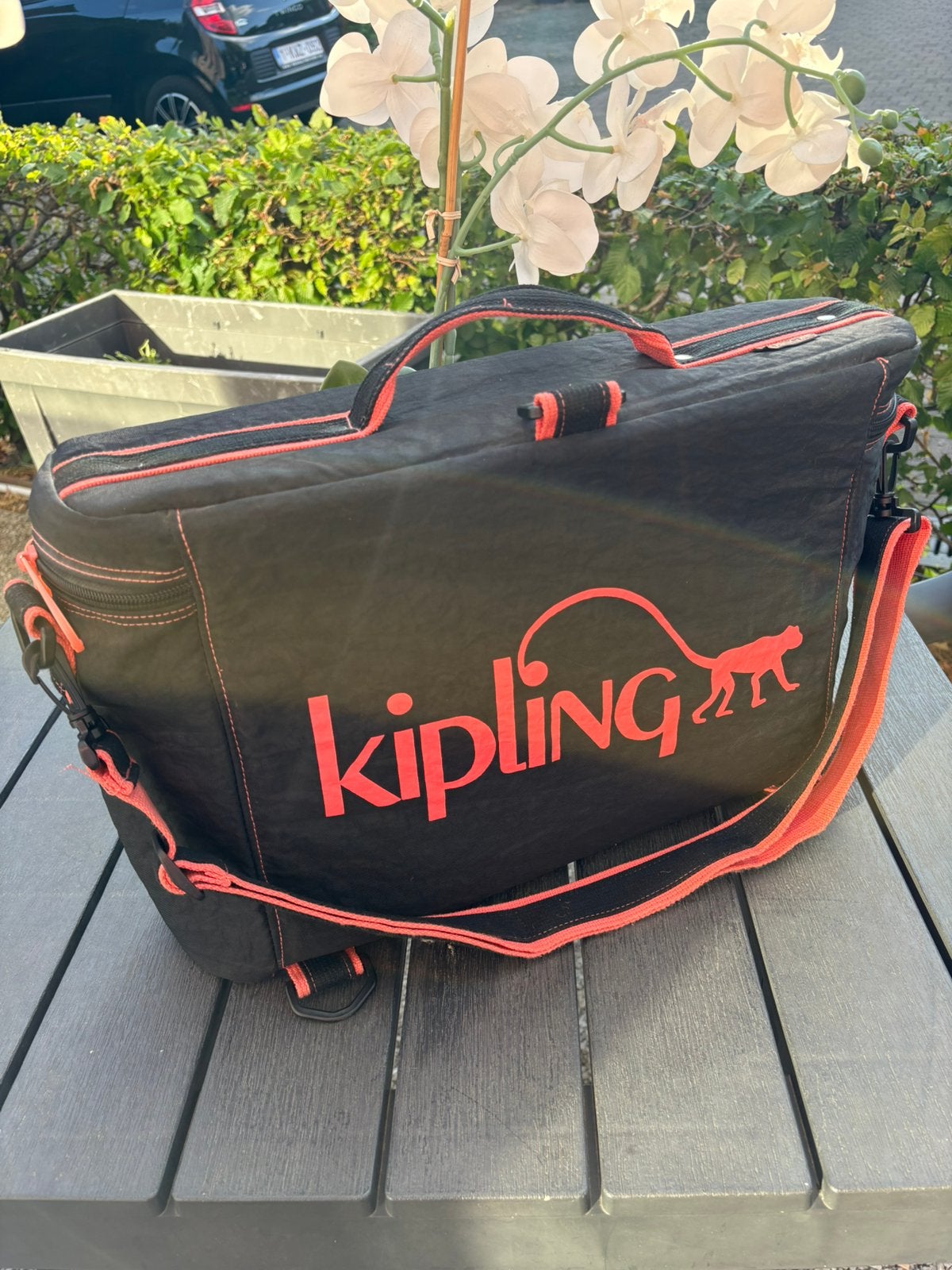 Sac / mallette Kipling Family noir et rouge, Enlèvement, Utilisé, Noir, Porte-documents ou Cartable