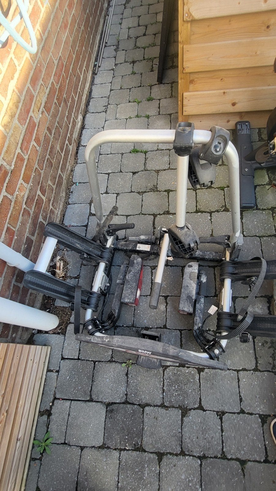 fietsdrager bmw, Ophalen, 2 fietsen, Zo goed als nieuw, Trekhaakdrager