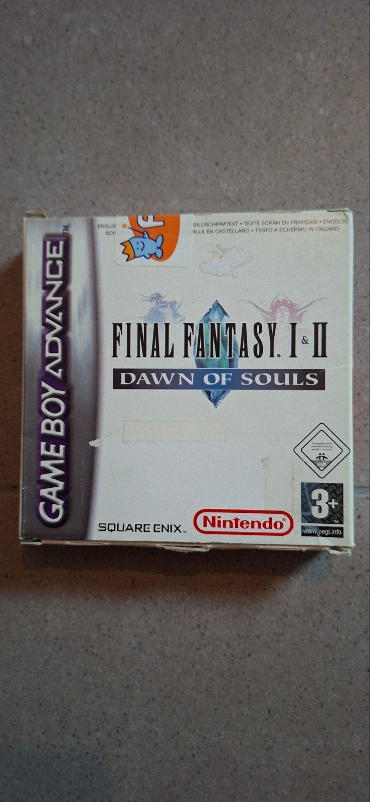 Final Fantasy 1 + 2 GBA PAL CIB + ONGEKRASTE VIPKAART, Games en Spelcomputers, Avontuur en Actie, 1 speler, Ophalen of Verzenden