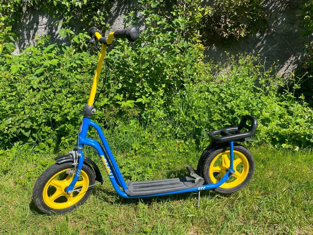 Puky step bleu/jaune | Trottinette Puky bleu/jaune, Vélos & Vélomoteurs, Trottinettes, Utilisé, Step simple, Enlèvement