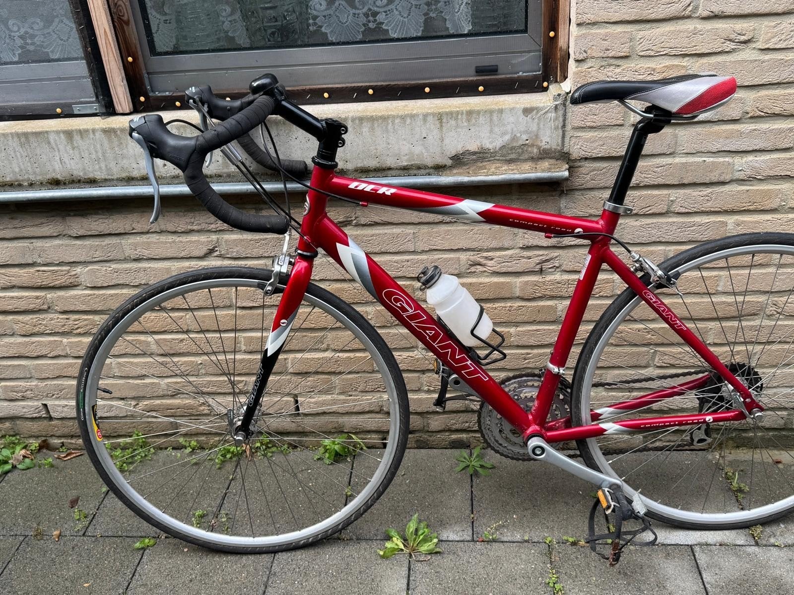 Giant koersfiets te koop, Fietsen en Brommers, Ophalen, 28 inch, Gebruikt, Velgrem