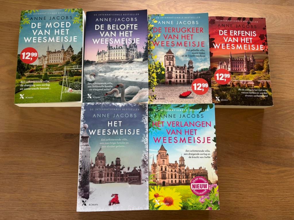 Boekenreeks ‘Het weesmeisje’ van Anne Jacobs, Ophalen, Zo goed als nieuw