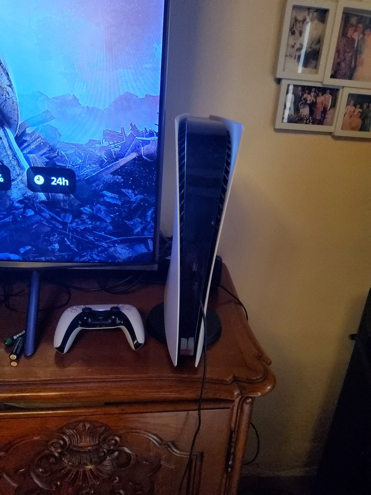 Playstation 5 Digital Edition met 4 games, Ophalen, Zo goed als nieuw, Playstation 5 Digital