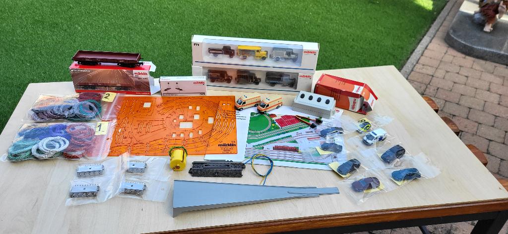 marklin en treinbaan toebehoren - uitkiezen vanaf 1,5 euro, Wisselstroom, Overige typen, Ophalen of Verzenden, Zo goed als nieuw