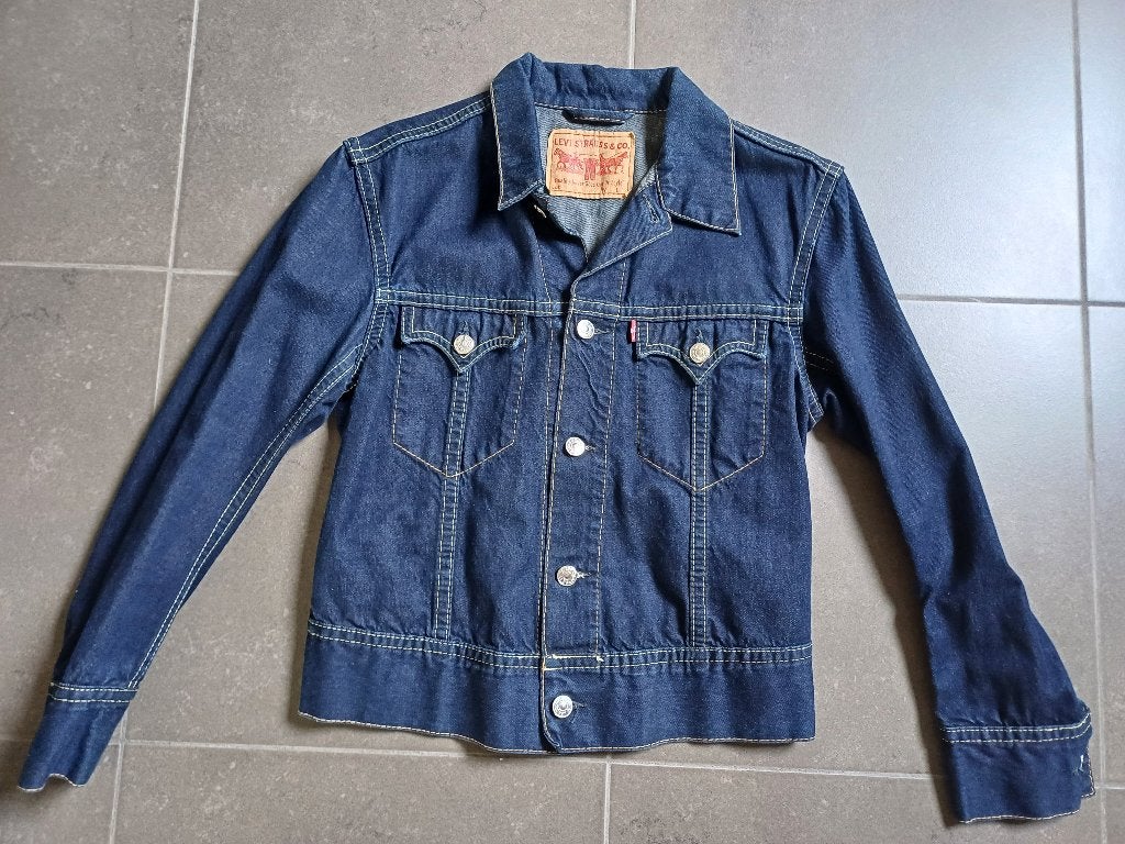 jeansjas levi's maat large, Vêtements | Hommes, Vestes | Été, Enlèvement ou Envoi, Comme neuf, Autres tailles, Bleu